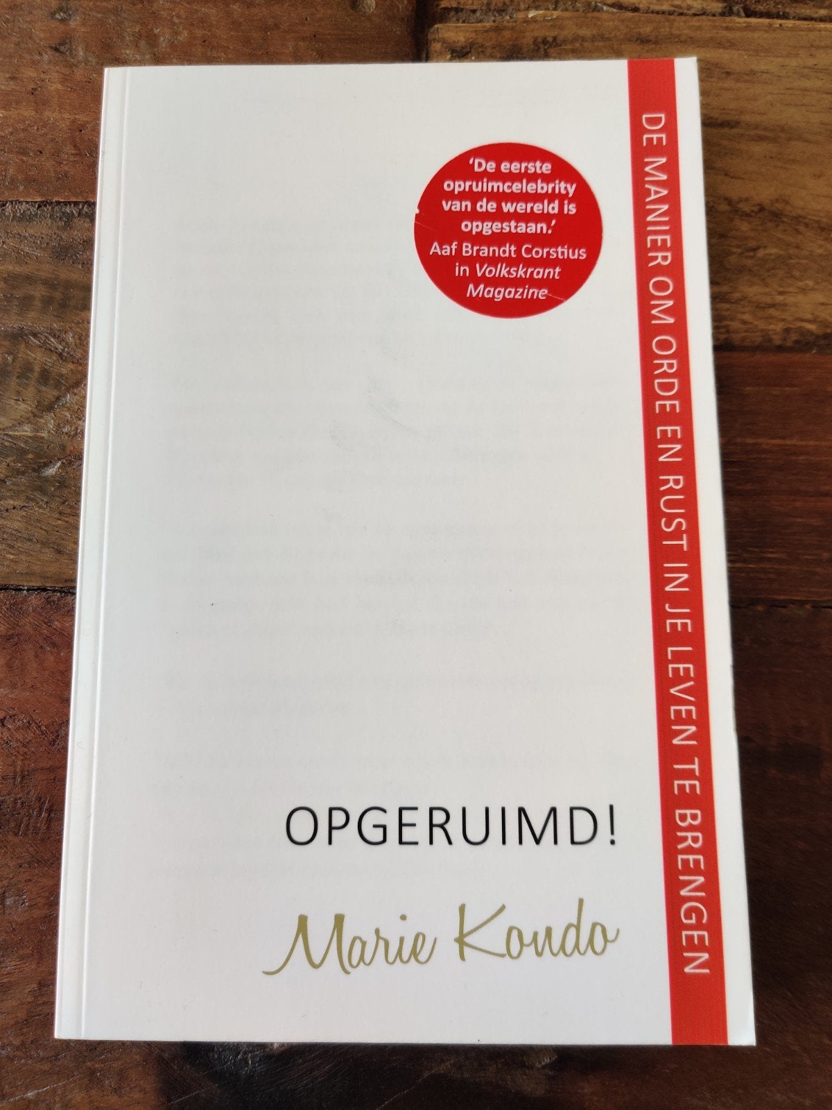 Marie Kondo - Opgeruimd!, Boeken, Ophalen of Verzenden, Zo goed als nieuw, Marie Kondo