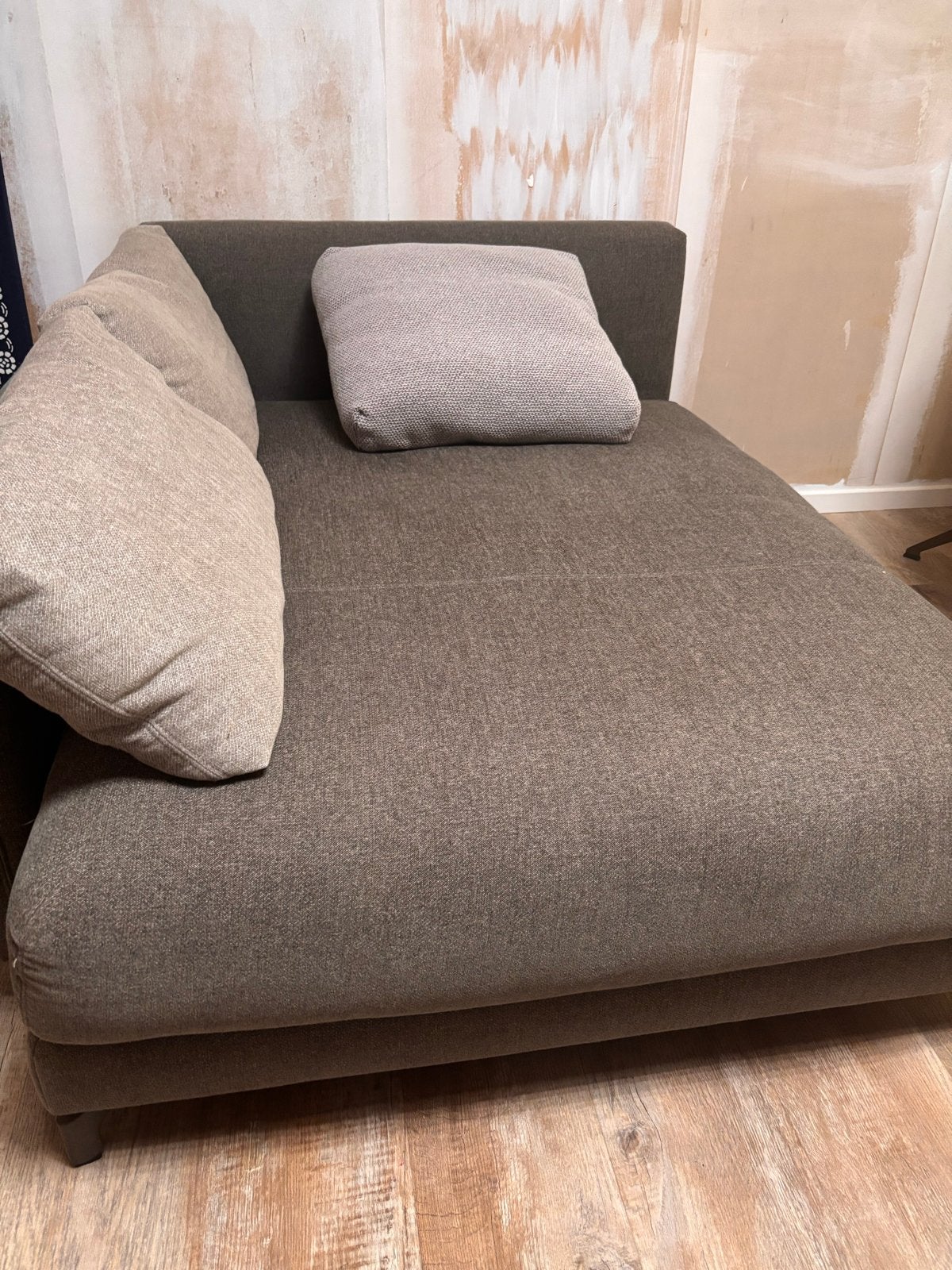 Rolf Benz Grijze Sofa - Comfortabel en Stijlvol, Ophalen, Gebruikt, 150 tot 200 cm, Tweepersoons