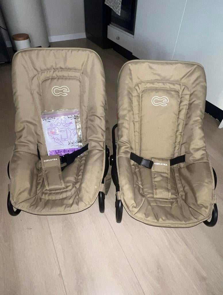 2 Koelstra Wipstoelen Beige, Kinderen en Baby's, Wipstoeltjes, Ophalen of Verzenden, Gebruikt, Wipstoel, Overige merken
