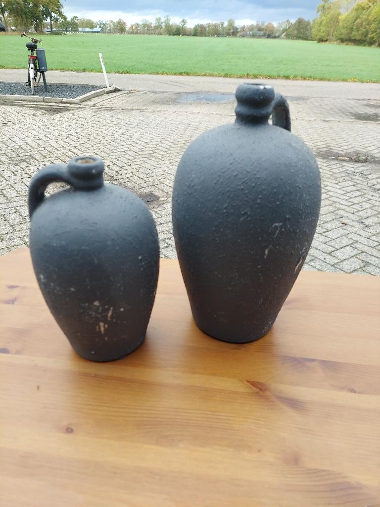 kruik vaasjes vazen potten, Steen, Overige kleuren, Ophalen of Verzenden, Zo goed als nieuw