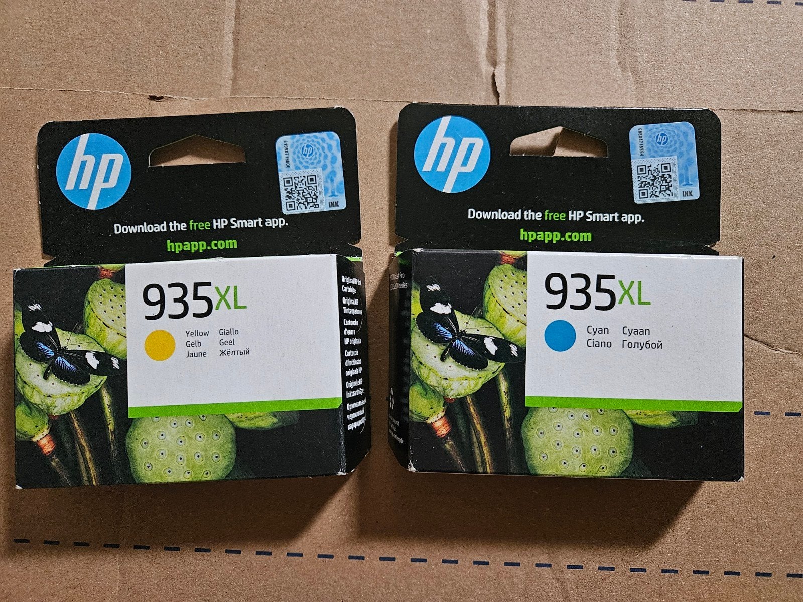 HP 935 cartridge xl geel en of blauw. NIEUW, Ophalen of Verzenden, Nieuw