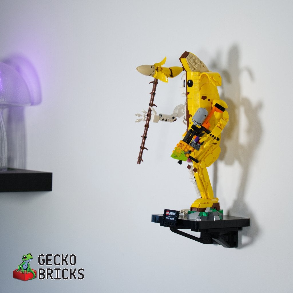Wandbeugel geschikt voor LEGO Fortnite Peely Bone 77072, Verzenden, Wandhanger, Zwart, Nieuw