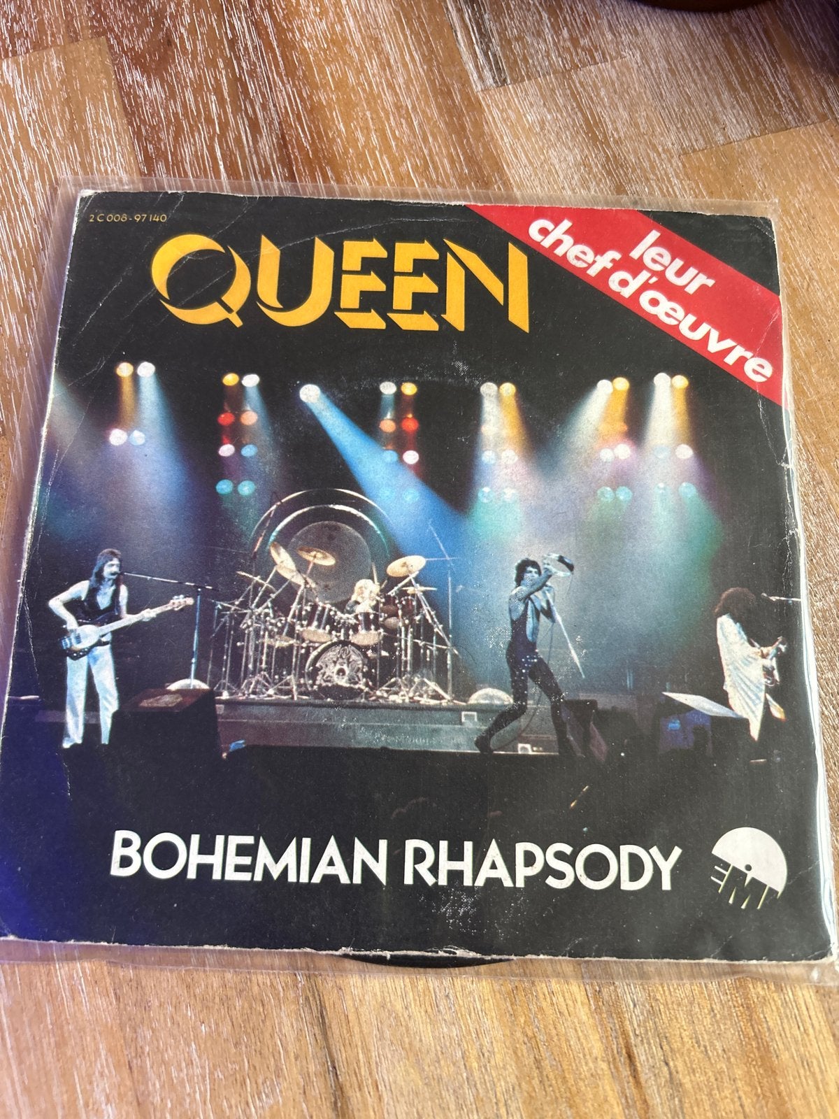 Queen - Bohemian Rhapsody (Franse Persing), Gebruikt, Originele persing, 7 inch, Ophalen of Verzenden