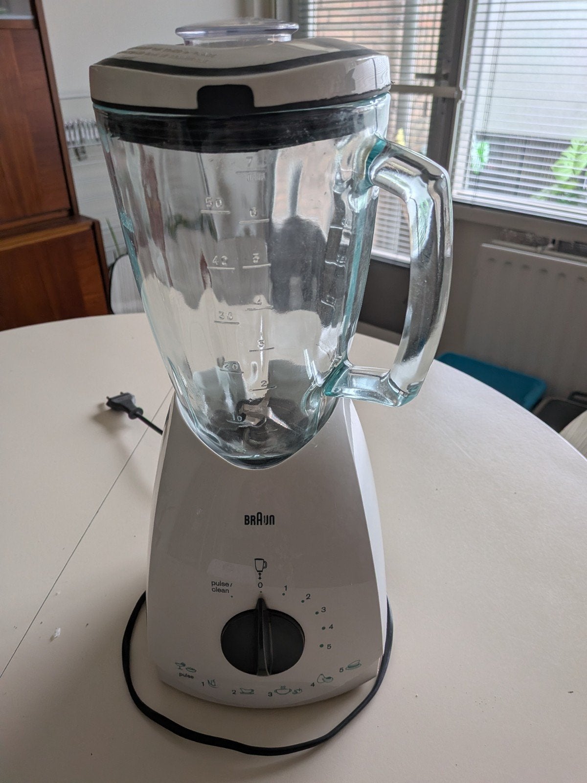 Blender van Braun met glazen mengbeker, Witgoed en Apparatuur, Ophalen, Gebruikt, Powerblender