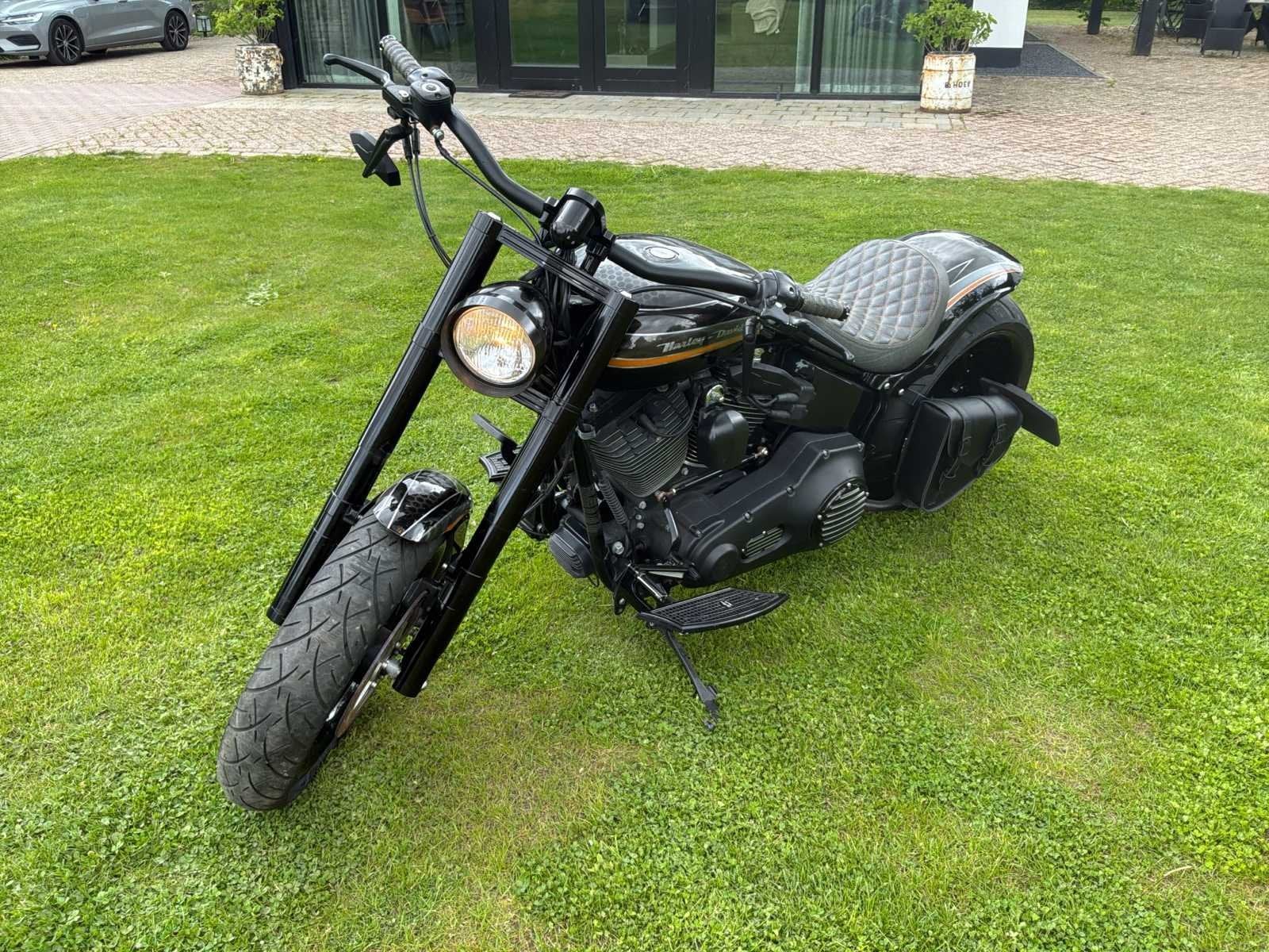 Harley Davidson Chopper 88 FLSTFI Fat Boy Motorfiets, Bedrijf, Gebruikt, Overig