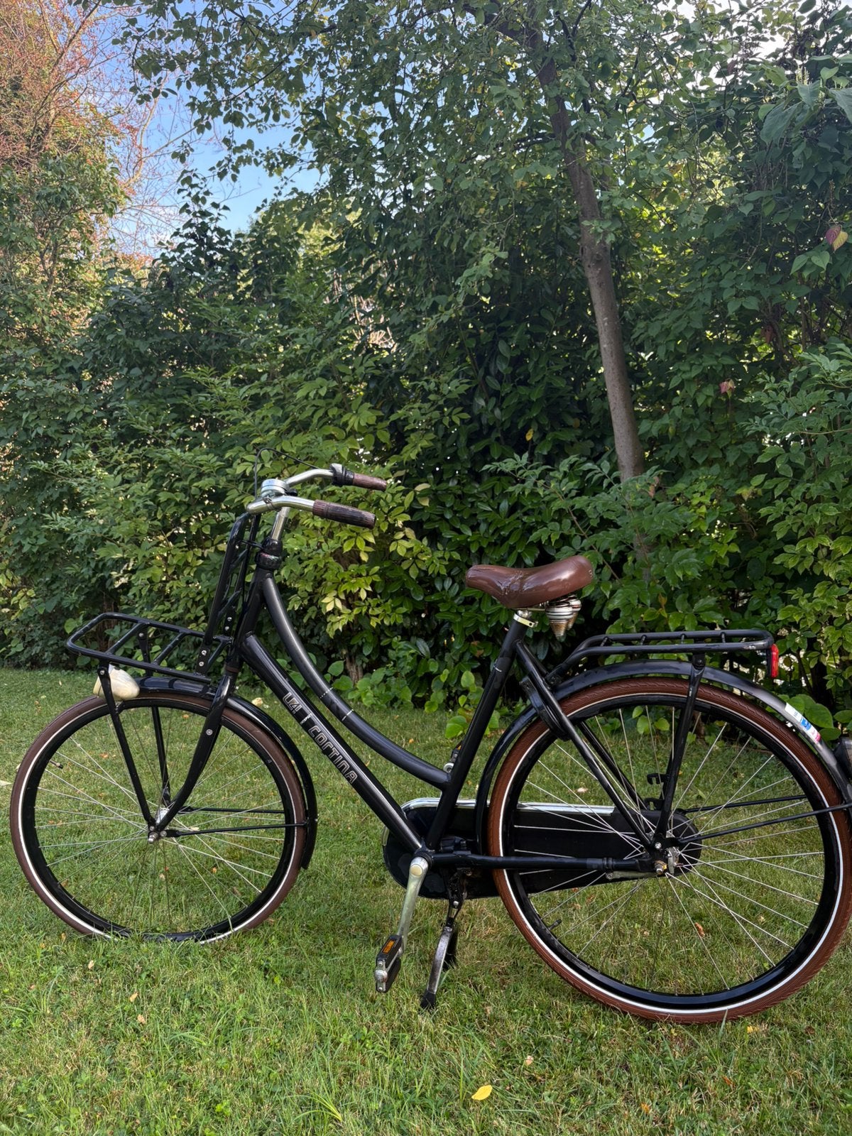 Cortina dames fiets, Ophalen, Gebruikt, Terugtraprem, Versnellingen