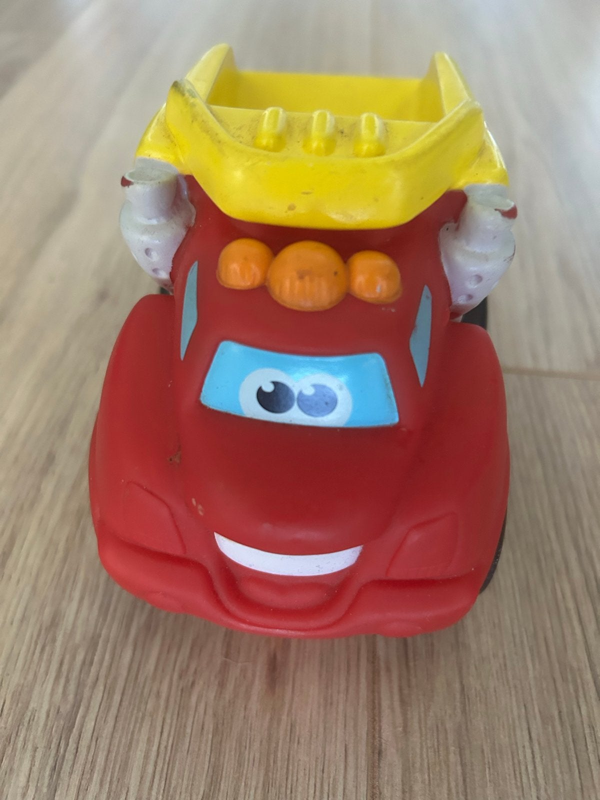 Zachte Tonka auto kiepwagen - Ideaal voor kleine handjes, Ophalen of Verzenden, Gebruikt