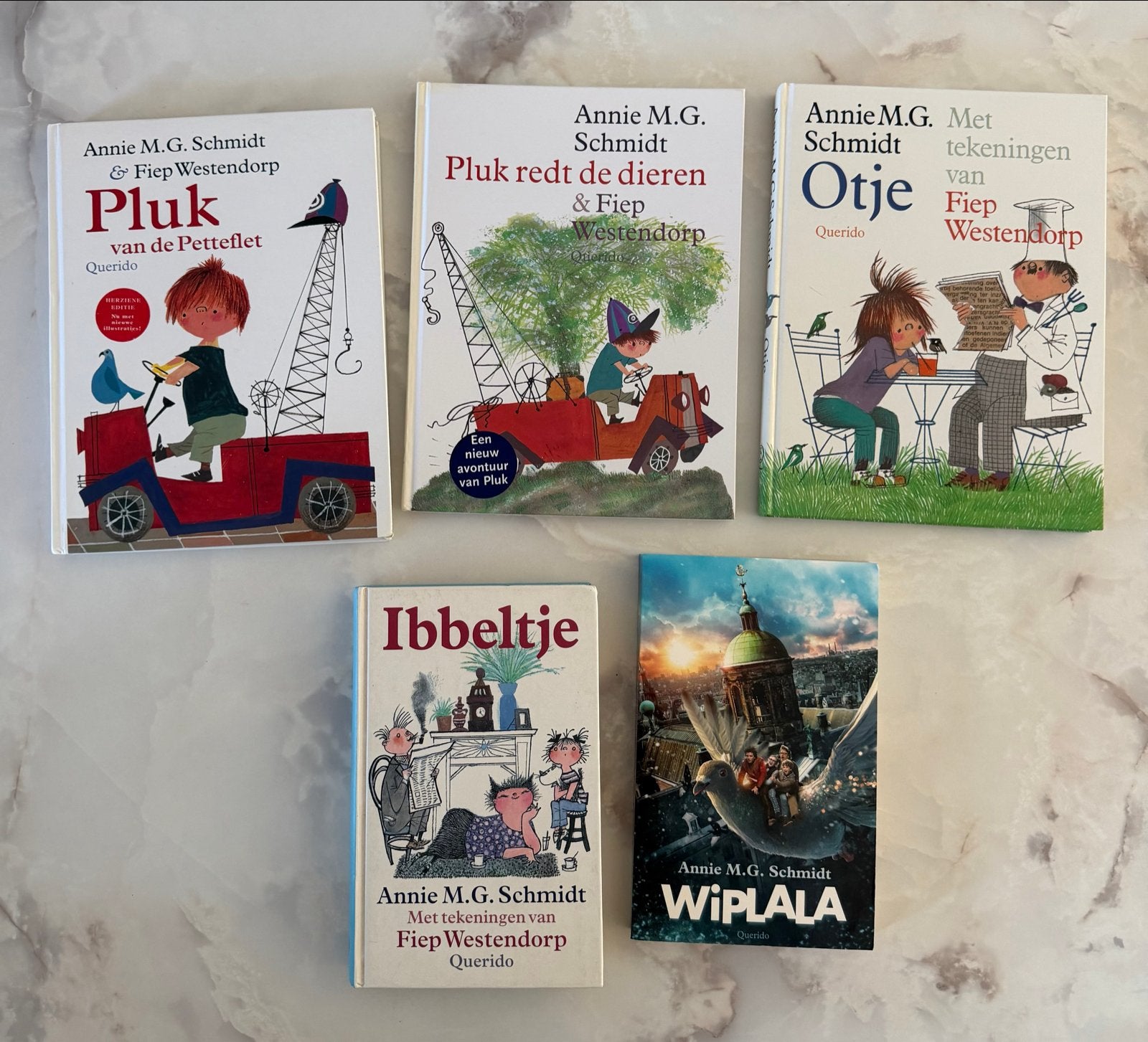 Annie M.G. Schmidt Boekenpakket: Pluk, Otje, Ibbeltje, Wipla, Boeken, Ophalen of Verzenden, Gelezen, Fictie algemeen