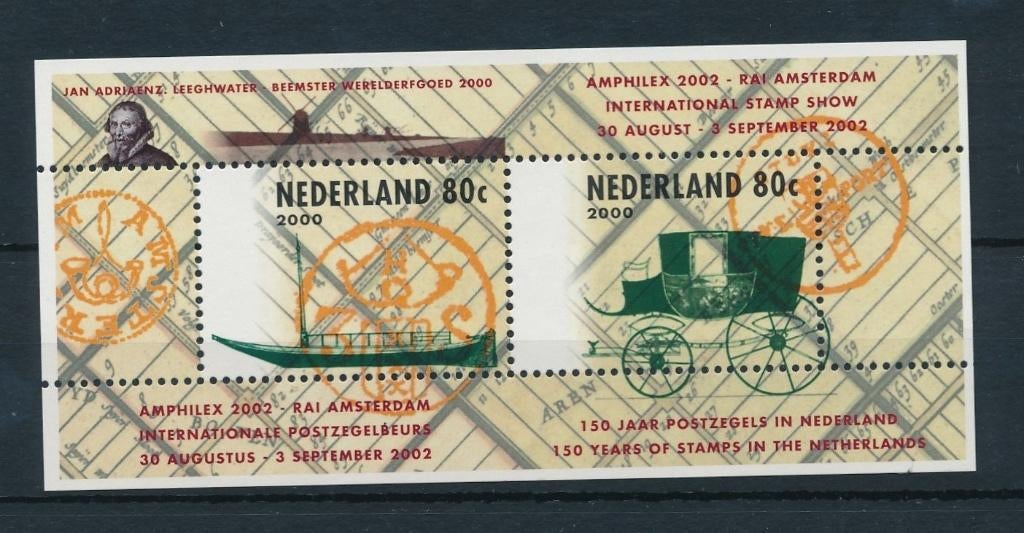 1926 (jaar 2000) 150 jaar postzegels in 2002 (vel), Ophalen of Verzenden, Na 1940, Postfris