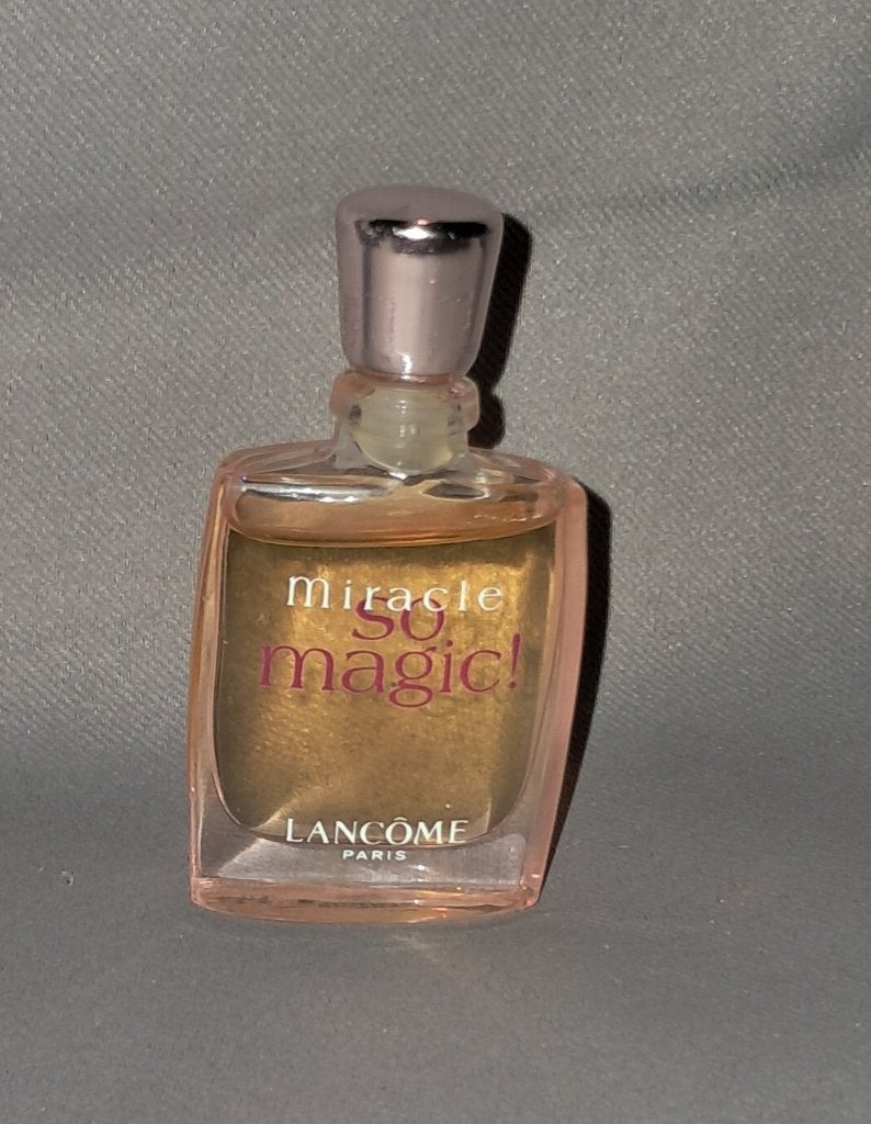 Mooie parfum mini - Lancome Miracle so magic, Ophalen of Verzenden, Zo goed als nieuw, Miniatuur, Gevuld