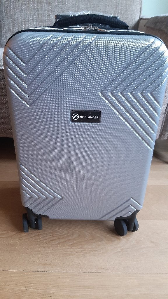 Handbagage Reiskoffer Norländer, Ophalen, Wieltjes, 50 tot 60 cm, Hard kunststof