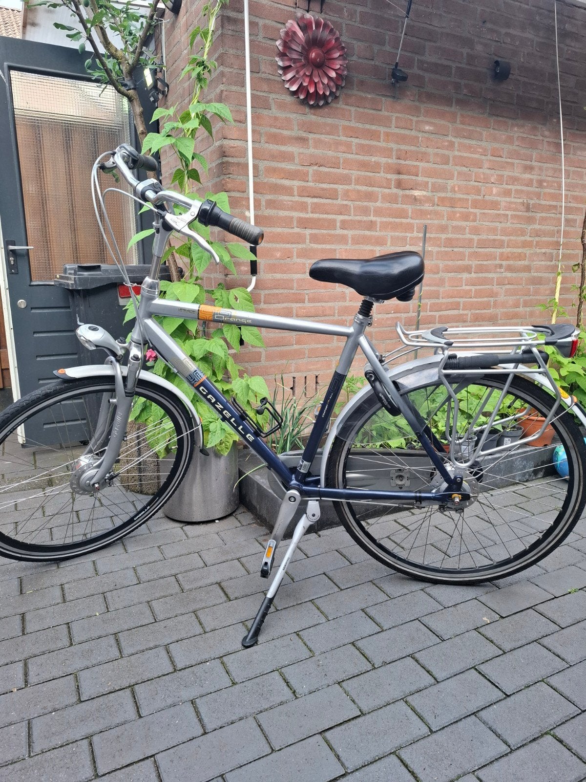 HERENFIETS GAZELLE ORANGE LIMITED EDITION EXCLUSIEF DESIGN, Ophalen, Versnellingen, Zo goed als nieuw, 57 tot 61 cm