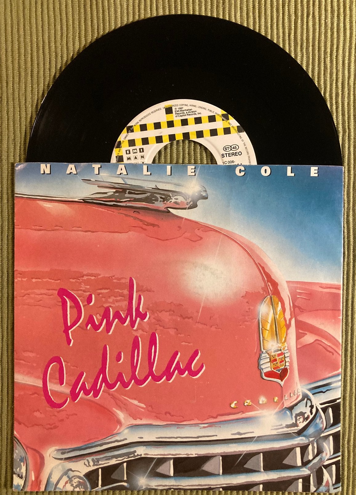 Vinyl single Natalie Cole - Pink Cadillac, Gebruikt, 7 inch, Ophalen of Verzenden, Pop