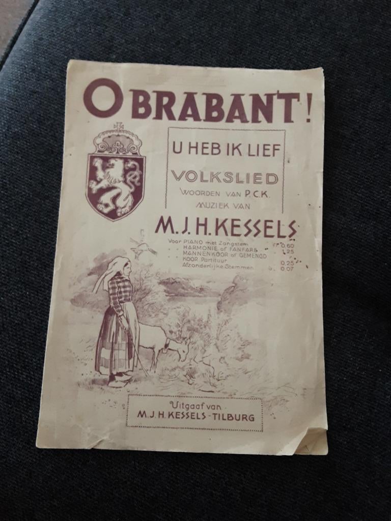 Oude muziekbladen, Ophalen of Verzenden