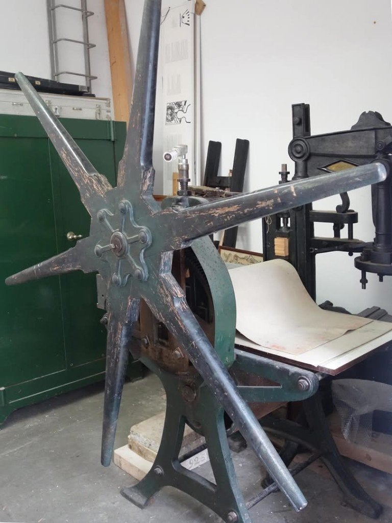 etspers, Antiek en Kunst, Kunst | Litho's en Zeefdrukken, Ophalen of Verzenden, Overige onderwerpen, Ets