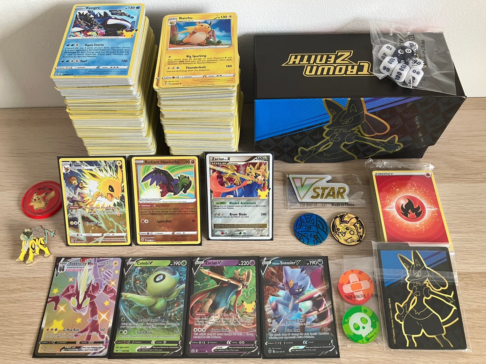 Set van 970 verschillende originele Pokemon kaarten, Ophalen of Verzenden, Zo goed als nieuw, Meerdere kaarten, Foil