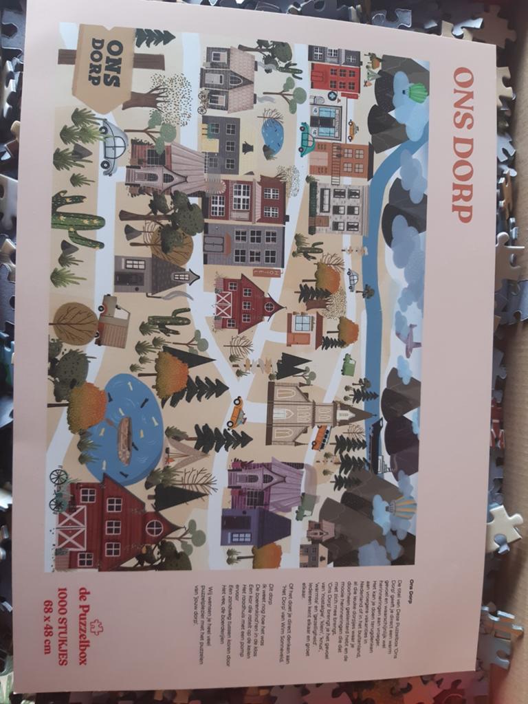De Puzzelbox - Ons Dorp 1000 stukjes, Ophalen