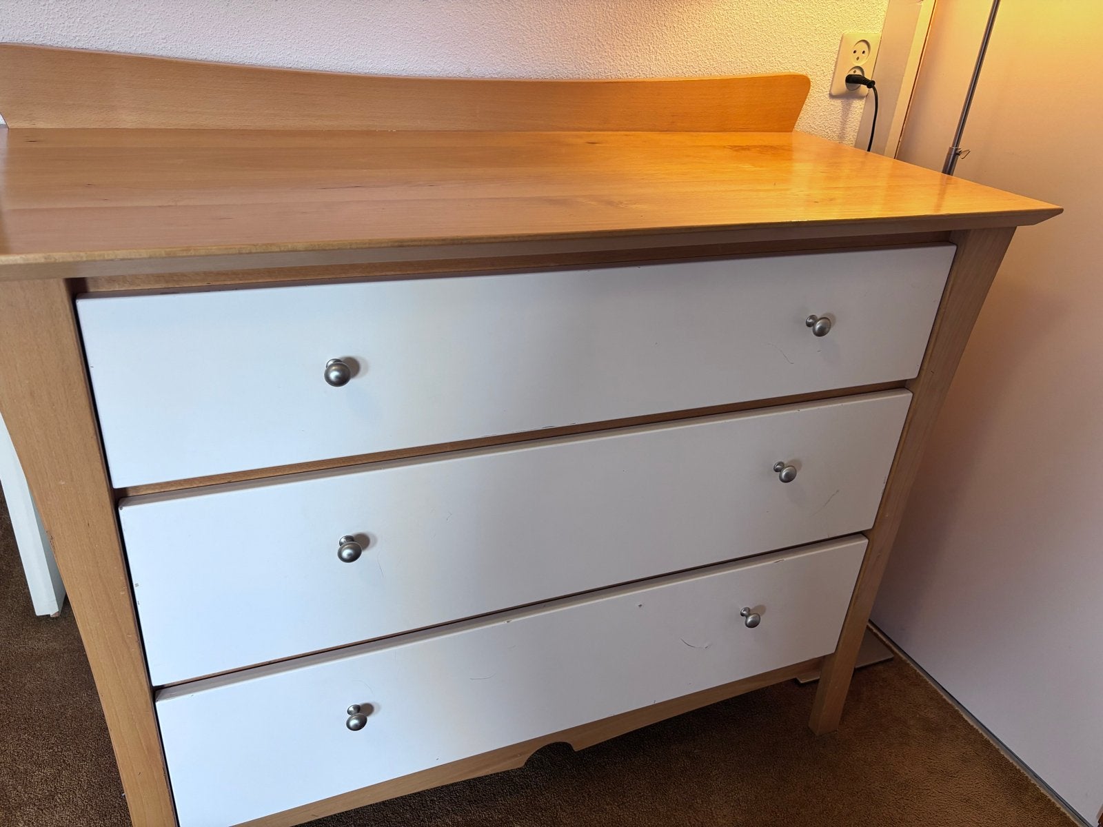 Commode met 3 lades en opstaande rand 119x52x90, Ophalen, Gebruikt, 50 tot 70 cm, 75 tot 100 cm
