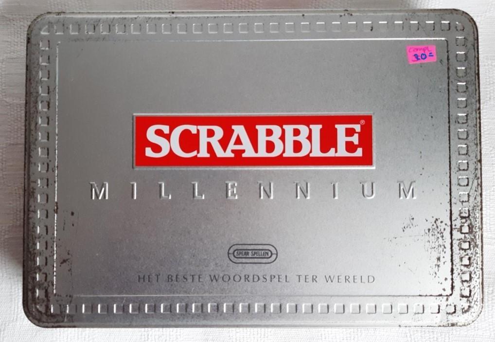 Scrabble Millennium, Hobby en Vrije tijd, Gezelschapsspellen | Bordspellen, Gebruikt, Een of twee spelers, Drie of vier spelers