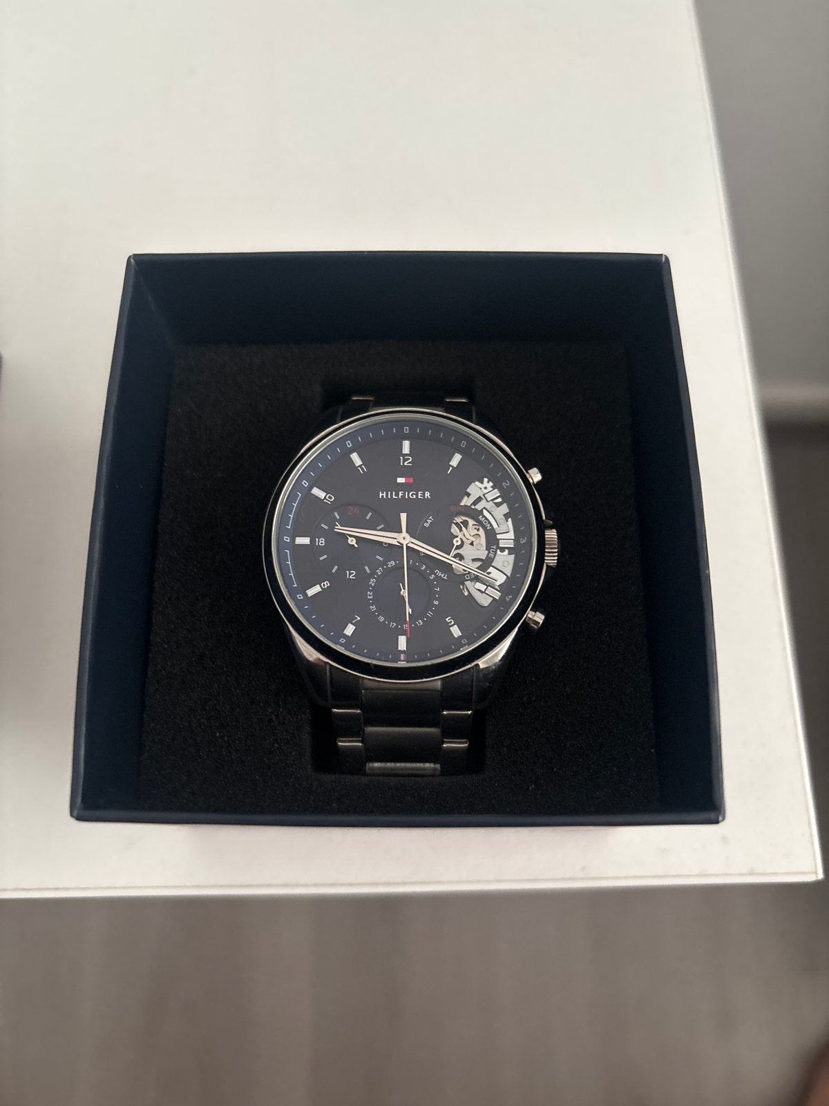 Tommy Hilfiger Horloge - Chronograaf, Staal, Gebruikt, Staal, Polshorloge