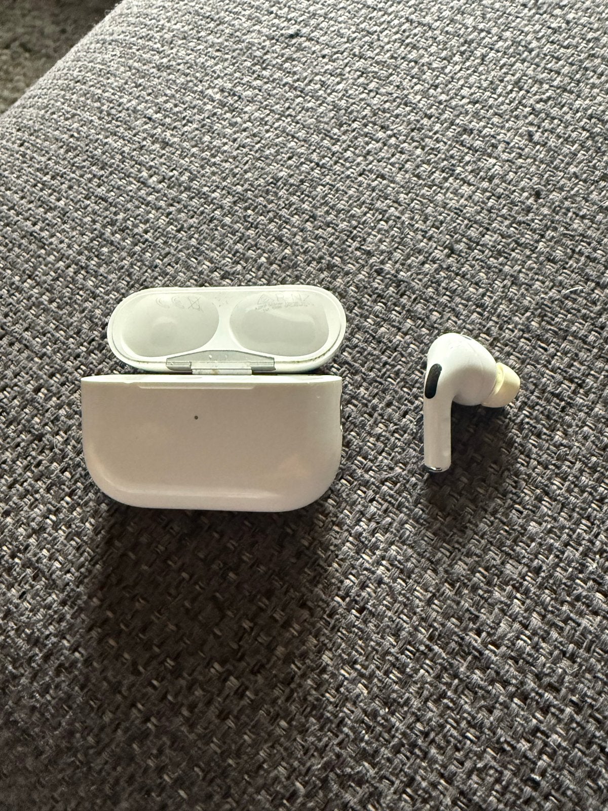 Rechter Apple AirPods Pro  met oplaadcase, Audio, Tv en Foto, Koptelefoons, In-ear, Gebruikt, Bluetooth, Ophalen of Verzenden