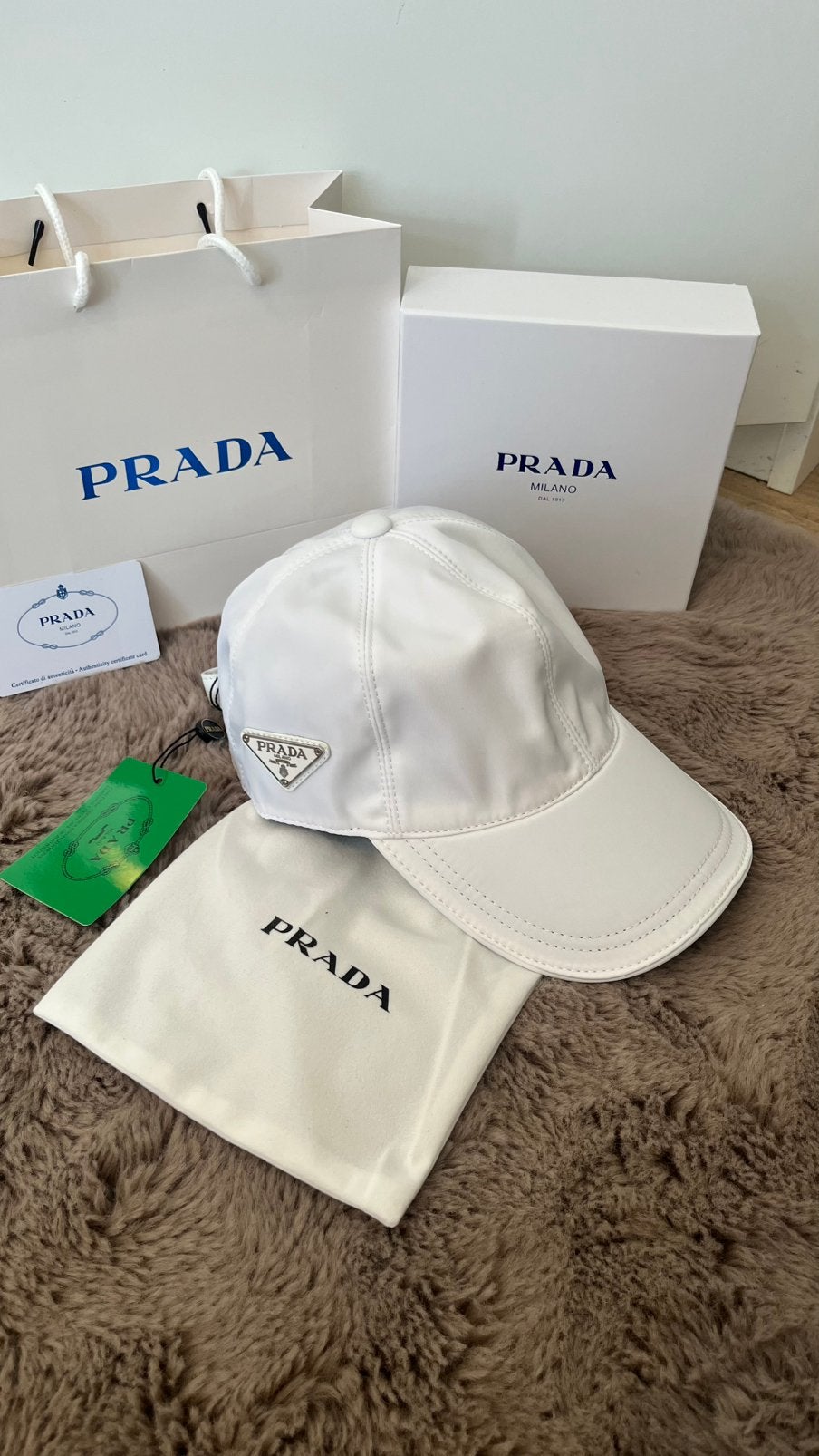 Prada Re-Nylon Pet Wit, Ophalen of Verzenden, Nieuw, Pet