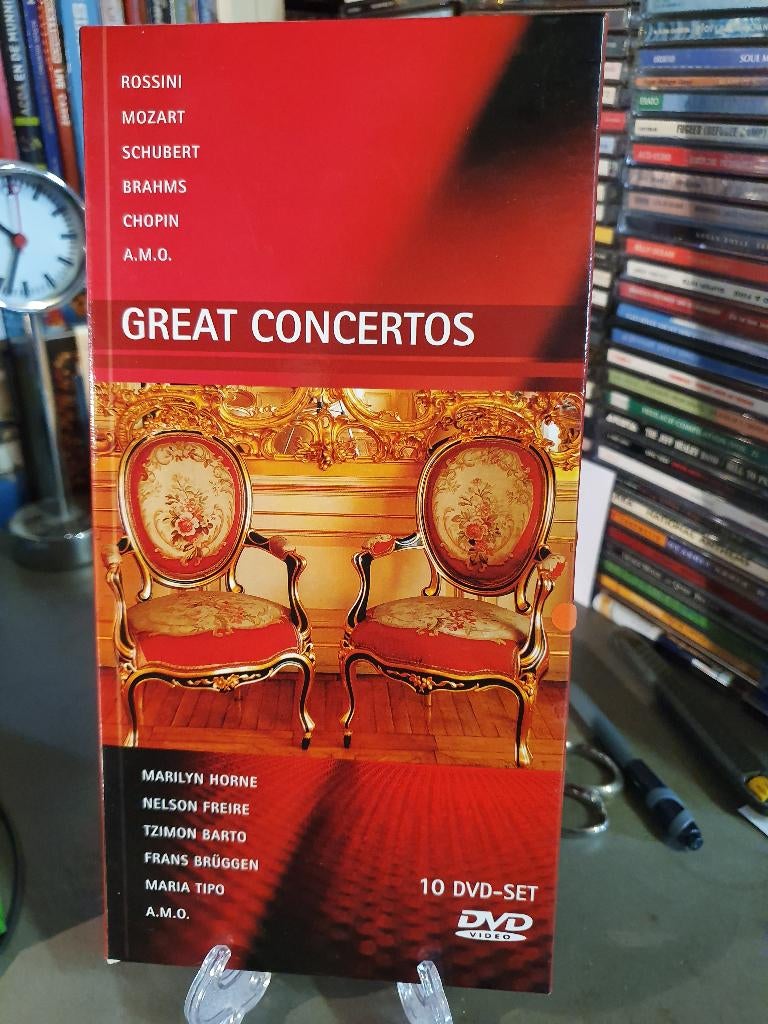 Great Concertos 10 DVD-set Klassiek, Alle leeftijden, Ophalen, Zo goed als nieuw