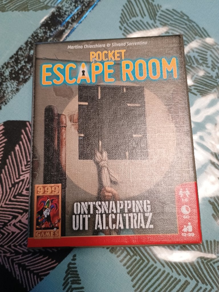 Escape Room Pocket Ontsnapping uit Alcatraz, Een of twee spelers, Ophalen of Verzenden, Zo goed als nieuw