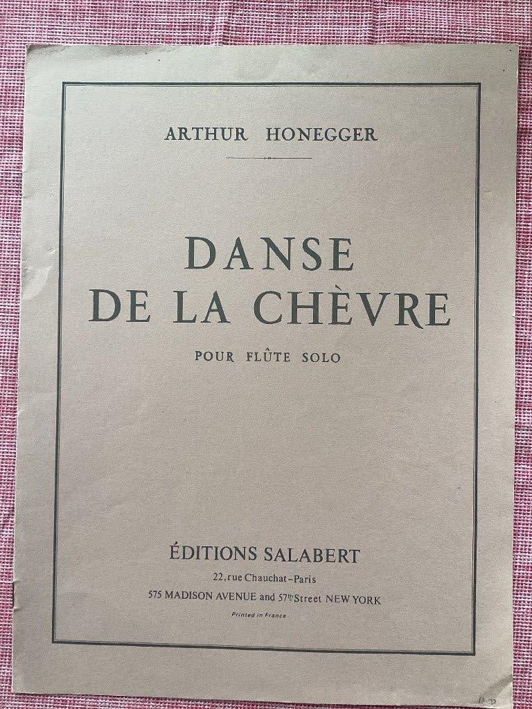 Honegger Danse de la Chevre bladmuziek blokfluit, Muziek en Instrumenten, Bladmuziek, Gebruikt, Klassiek, Les of Cursus, Ophalen of Verzenden
