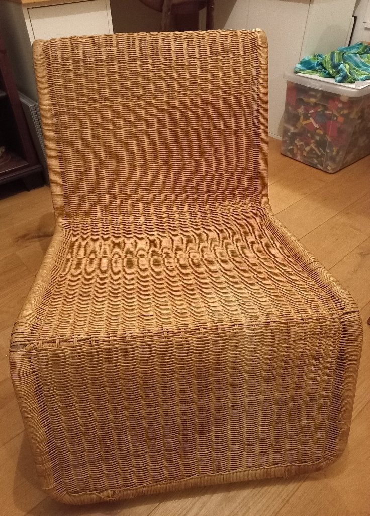 2 stuks rotan 'Hestra' loungestoelen van Ikea, 1982, Ophalen