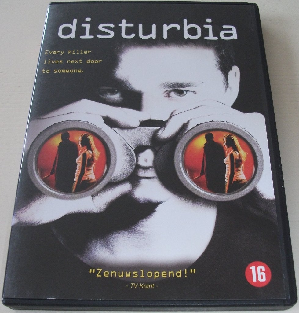 Dvd *** DISTURBIA *** Een veel te gevaarlijk spel, Engels, Vanaf 16 jaar, Overige genres, Nederlands