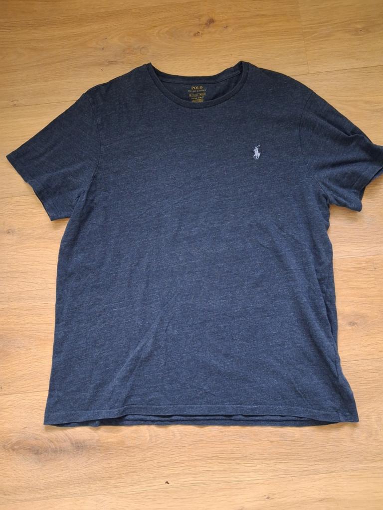 Ralph Lauren T-shirt Blauw Slim Fit Maat XL, Kleding | Heren, T-shirts, Blauw, Ralph Lauren, Maat 56/58 (XL), Ophalen of Verzenden