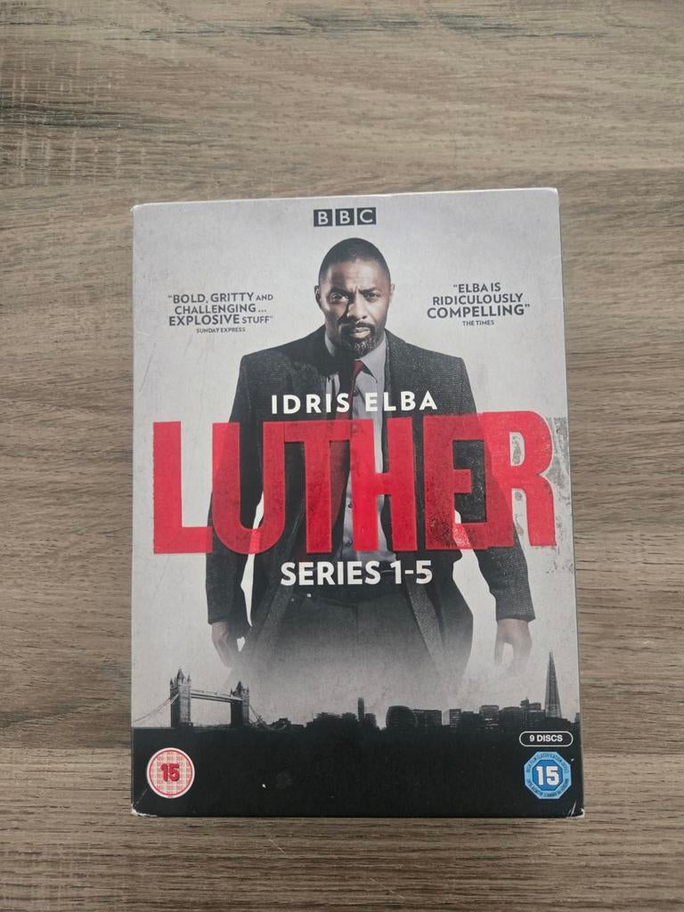 Luther - Complete Serie 1-5 (DVD Boxset), Vanaf 16 jaar, Boxset, Ophalen of Verzenden, Zo goed als nieuw
