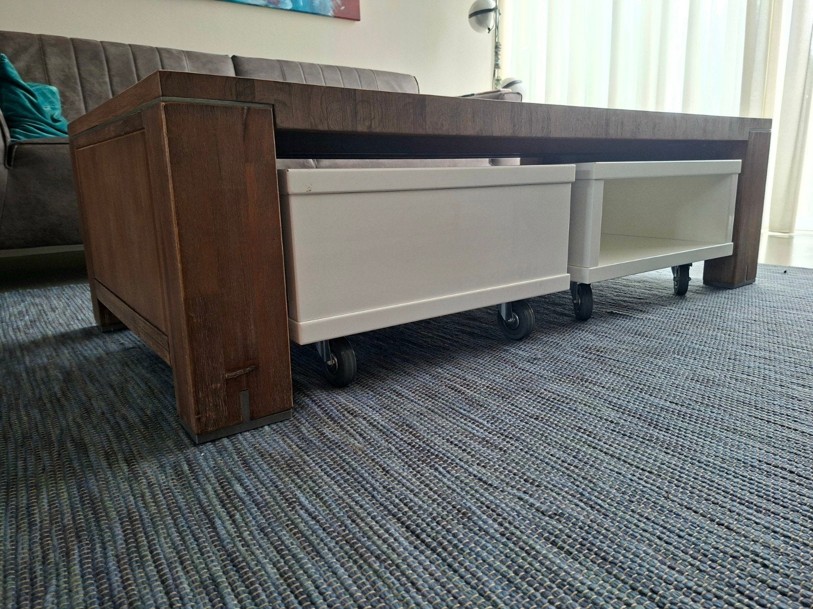 Salontafel evt met bijpassende eettafel Henders & Hazel, Ophalen, Gebruikt, 50 tot 100 cm, Minder dan 100 cm