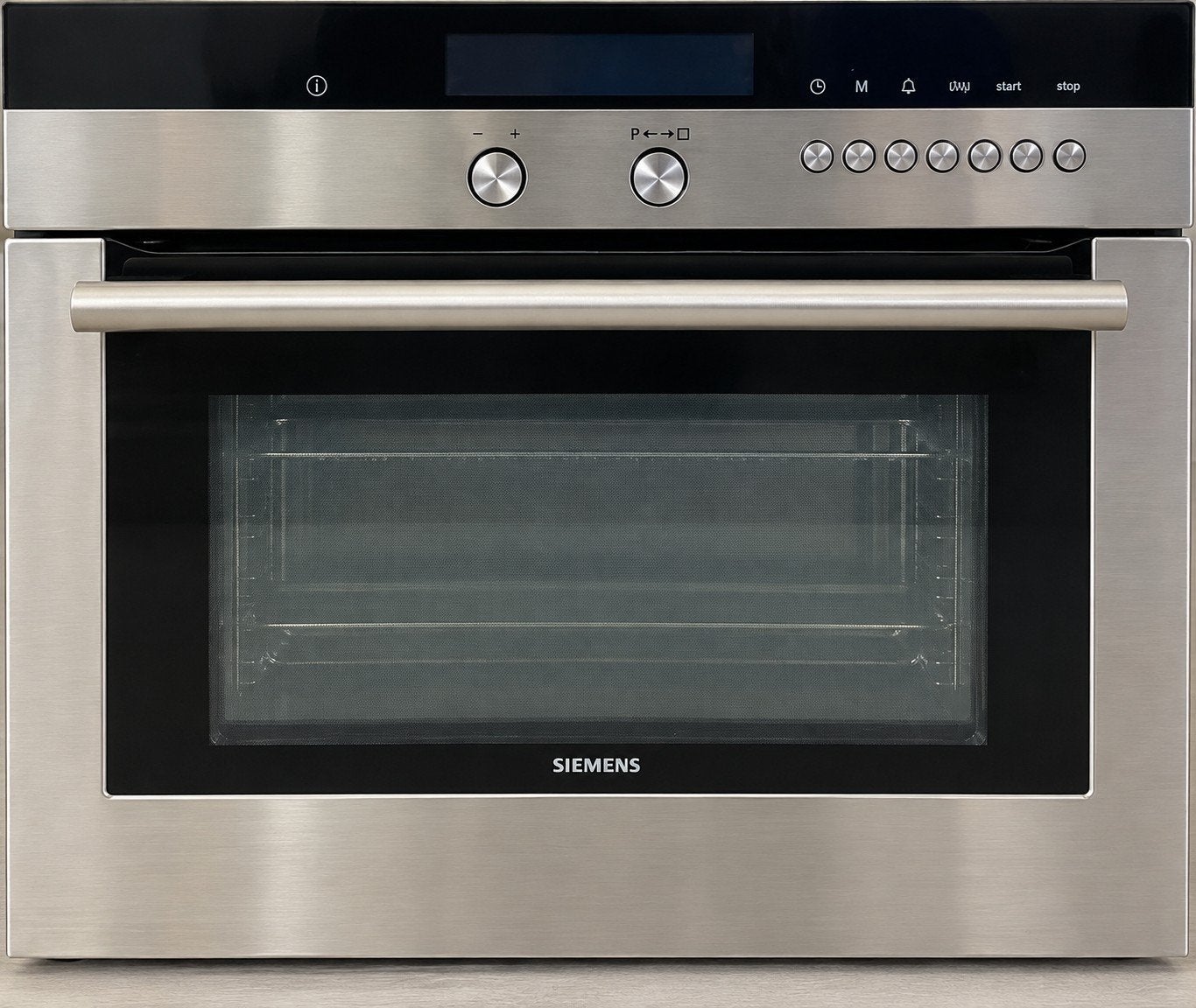 Siemens compacte inbouwoven 60x45 RVS HB36P570/02, Ophalen of Verzenden, Gebruikt