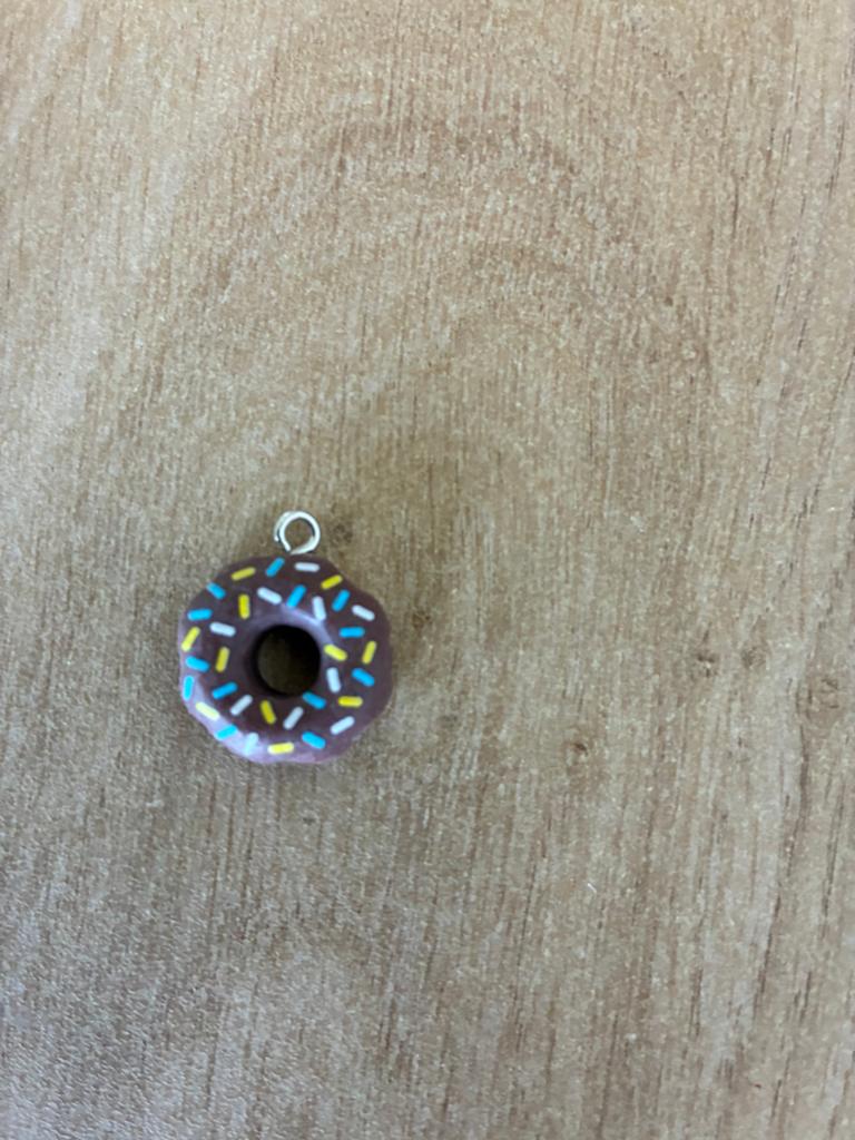 Nieuw Donuts Bedeltje - Leuke Bedel voor Armband of Ketting, Overige merken, Overige materialen, Nieuw, Ophalen of Verzenden