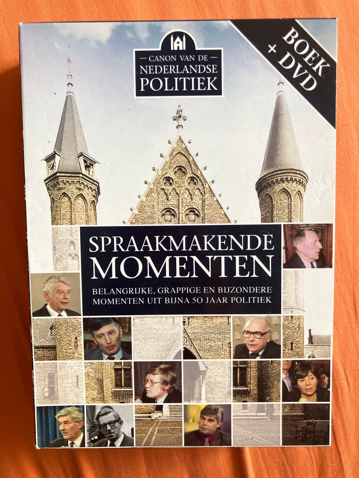 Canon Nederlandse Politiek: Spraakmakende Momenten Boek + DV, Alle leeftijden, Ophalen of Verzenden, Zo goed als nieuw, Politiek of Geschiedenis