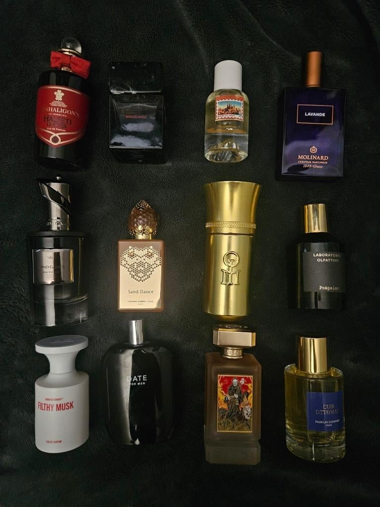 Parfum collectie te ruil: Penhaligon's, Molinard, Mind Games, Sieraden, Tassen en Uiterlijk, Uiterlijk | Parfum, Ophalen of Verzenden