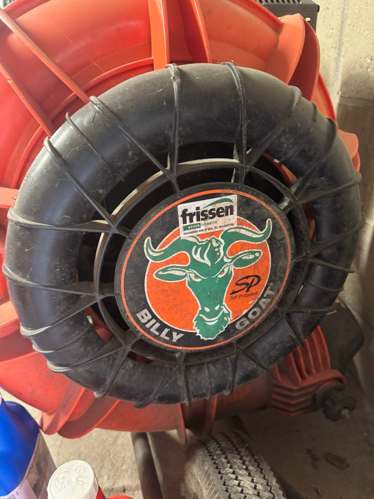 Billygoat bladblazer met aangedreven wielen (Honda GX390), Tuin en Terras, Ophalen, Benzine, Handgedragen, Met neuswiel