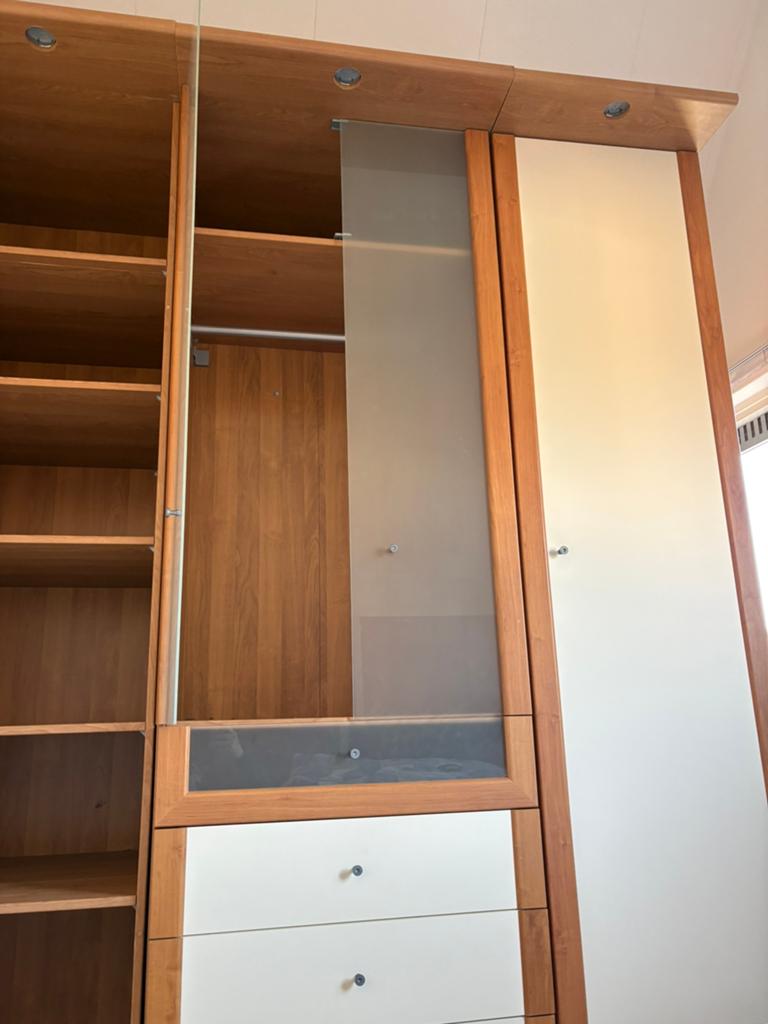 Mooie ruime kledingkast (gedemonteerd), Huis en Inrichting, Kasten | Kledingkasten, Ophalen, Gebruikt, 50 tot 75 cm, 200 cm of meer