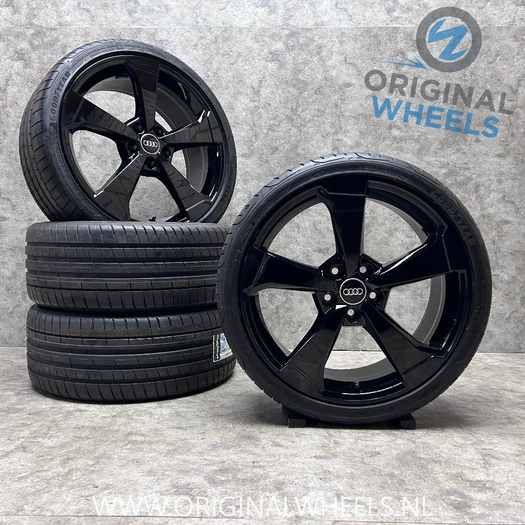 19 inch originele rotor velgen + zomerbanden Audi A3 S3 RS3, 19 inch, Audi, Banden en Velgen, Nieuw