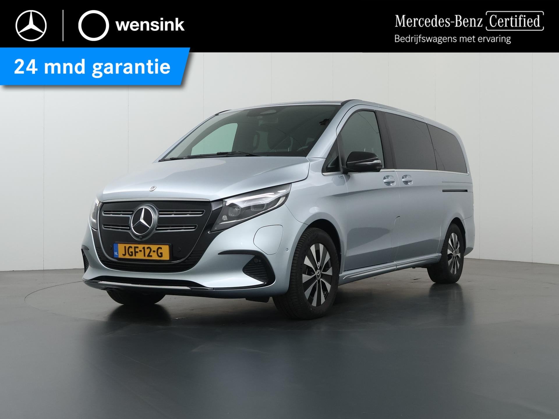 Mercedes-Benz EQV 300 | Lang L2 | Avantgarde | 90 kWh | Lede, Gebruikt, Zwart, 365 km, 7 stoelen