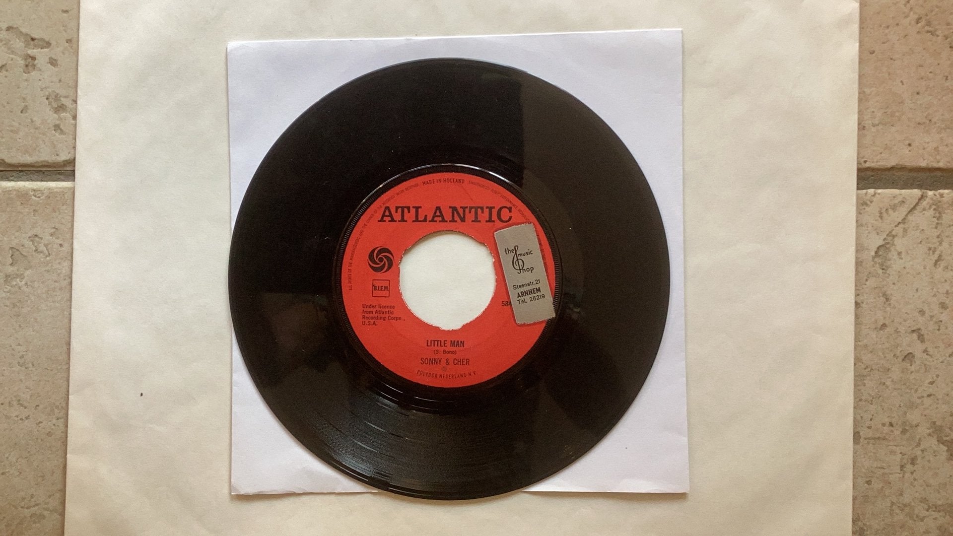 Single Sonny & Cher - Little man, Ophalen of Verzenden, Gebruikt, 7 inch, Pop