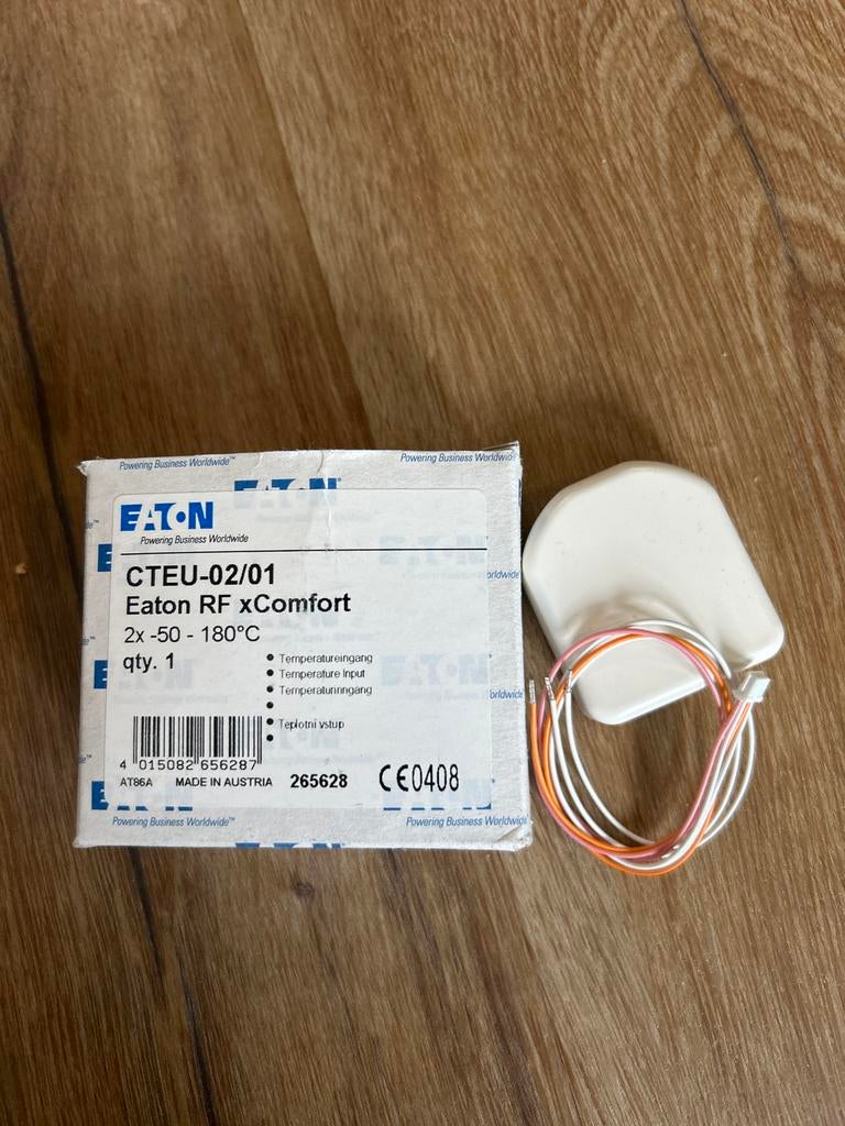 2x Eaton RF xComfort CTEU-02/01 Temperatuursensor, Ophalen of Verzenden, Nieuw