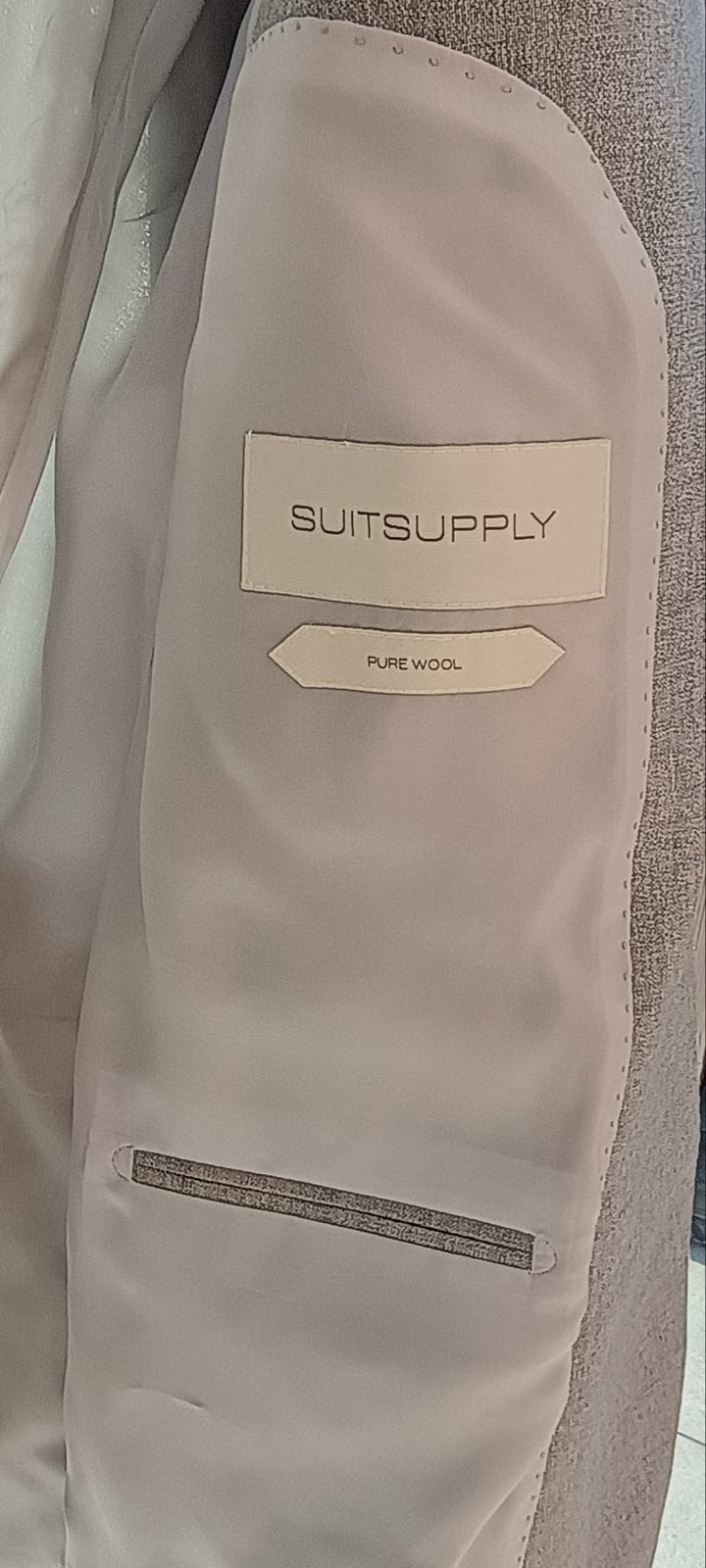 Suitsupply Pak Grijs - Maat 98 (M/L) - Pure Wol, Ophalen of Verzenden, Zo goed als nieuw, Maat 52/54 (L), Grijs