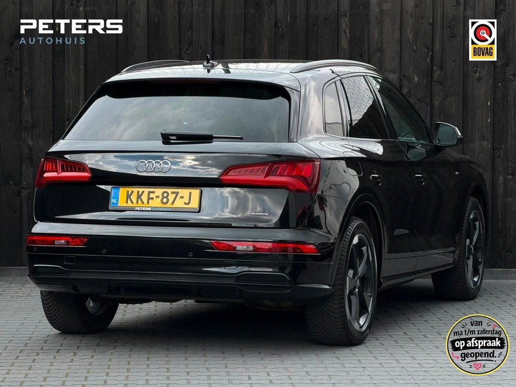 Audi Q5 50 TFSI e quattro S edition| 1e eigenaar| Vol opties, 12 maanden, Euro 6, 4 cilinders, Zwart