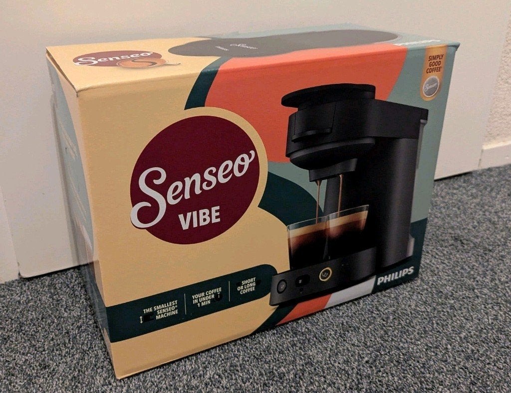 Nieuwe Philips Senseo CSA225/50 Vibe Koffiepadmachine grijs, Witgoed en Apparatuur, Koffiezetapparaten, Ophalen of Verzenden, 2 tot 4 kopjes