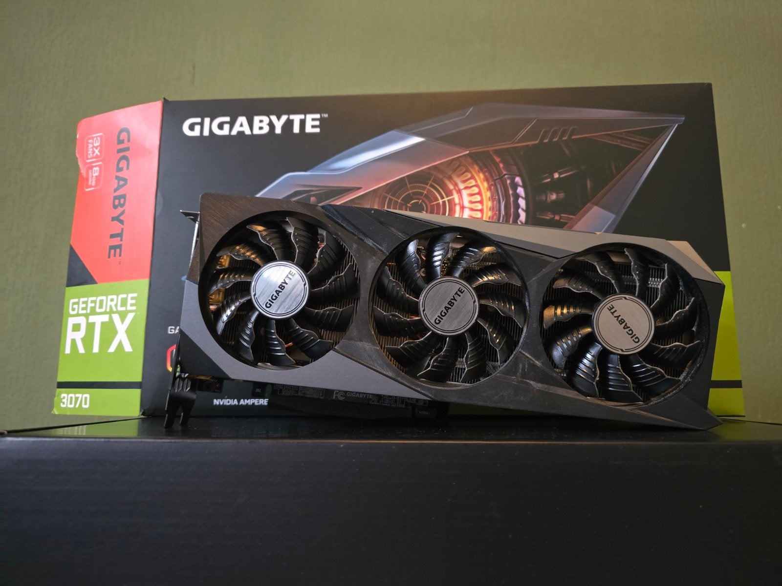 Gigabyte RTX 3070 8GB OC Edition Videokaart, Computers en Software, Videokaarten, Ophalen, Gebruikt, GDDR6, PCI-Express 4