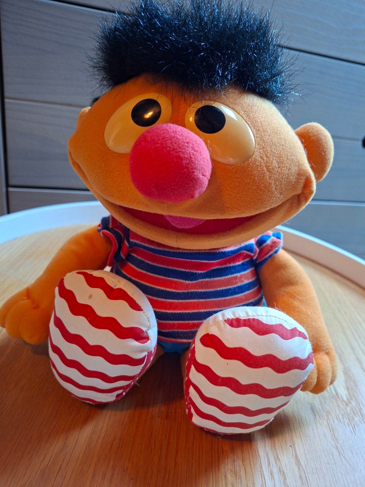 tickle me ernie sesamstraat, Overige karakters, Overige typen, Ophalen of Verzenden, Middelgroot (20 tot 80 cm)