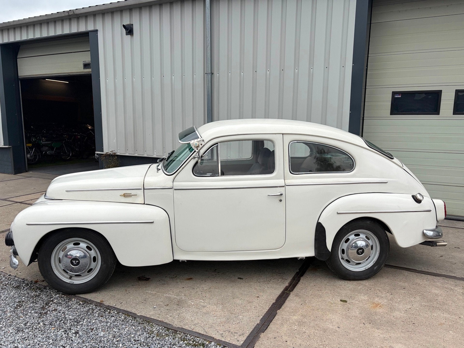 Volvo PV 544 katterug Amazon, Gebruikt, Overige modellen, Wit, Origineel Nederlands